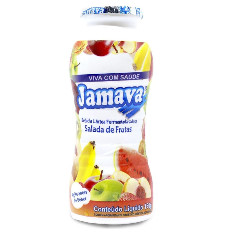 Bebida Láctea Fermentada Sabor Salada de Frutas Jamava 160g