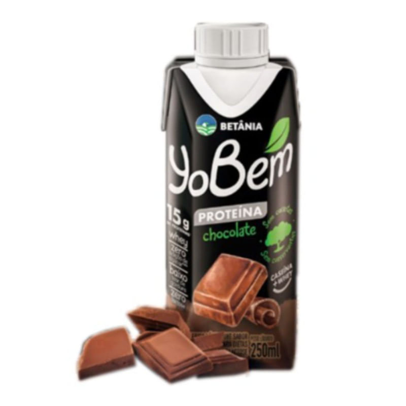 Bebida Láctea Protein Chocolate Betânia Yobem 250ml