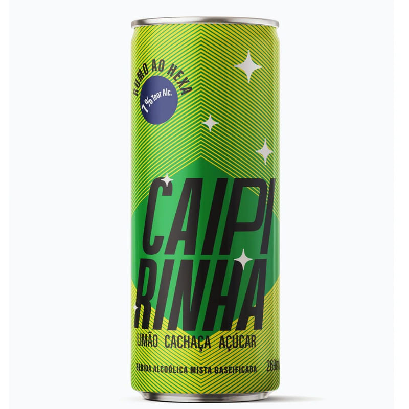 Bebida Mista Alcoólica Caipirinha de Limão Hardz Lata 269ml