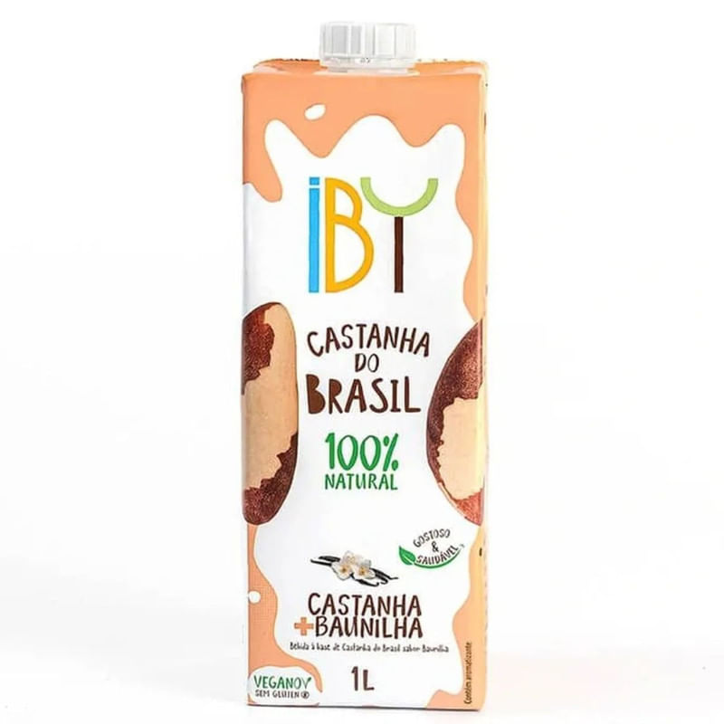 Bebida Vegetal Iby Castanha do Brasil + Baunilha Caixa 1L