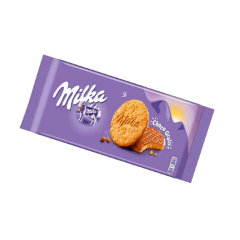 Biscoito Choco Grains Milka 126g