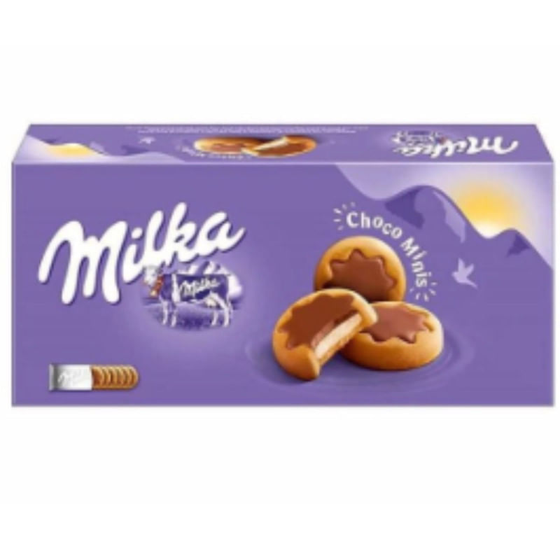 Biscoito De Chocolate e Creme Mini Milka 150g