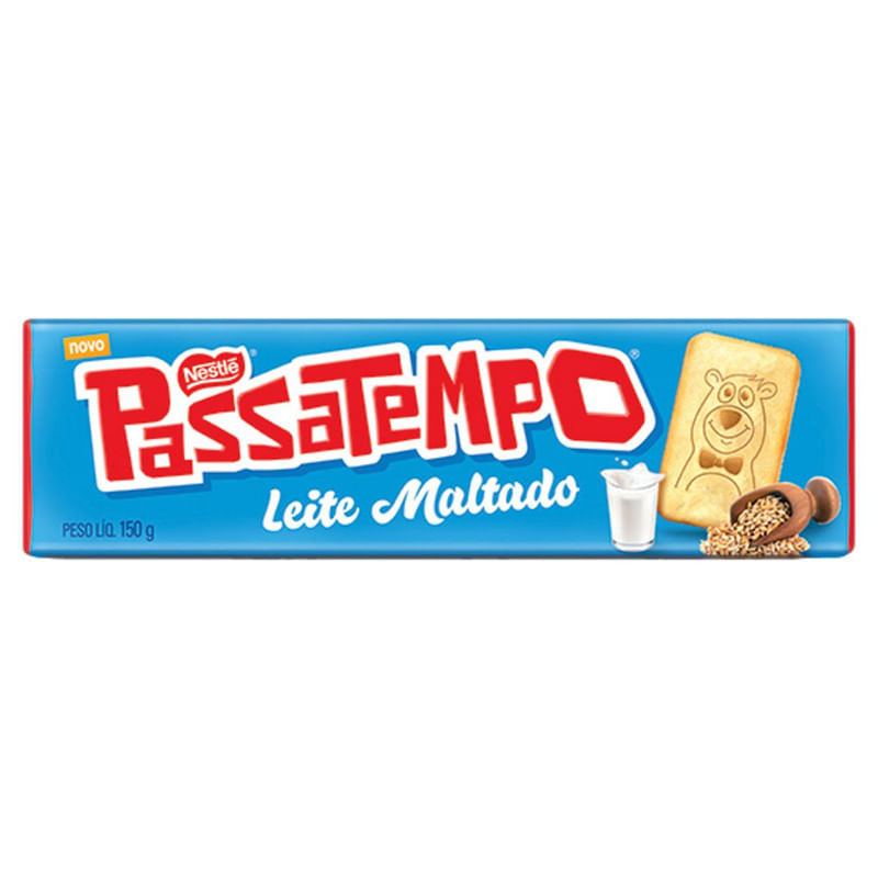 Biscoito Doce Leite Maltado Passatempo Pacote 150g