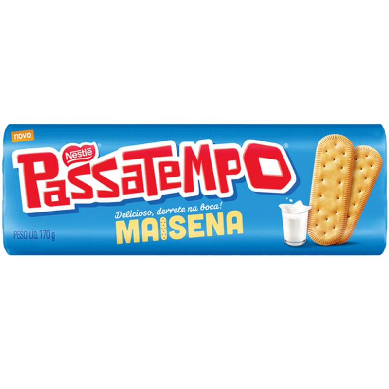 Biscoito Doce Maisena Passatempo Pacote 170g