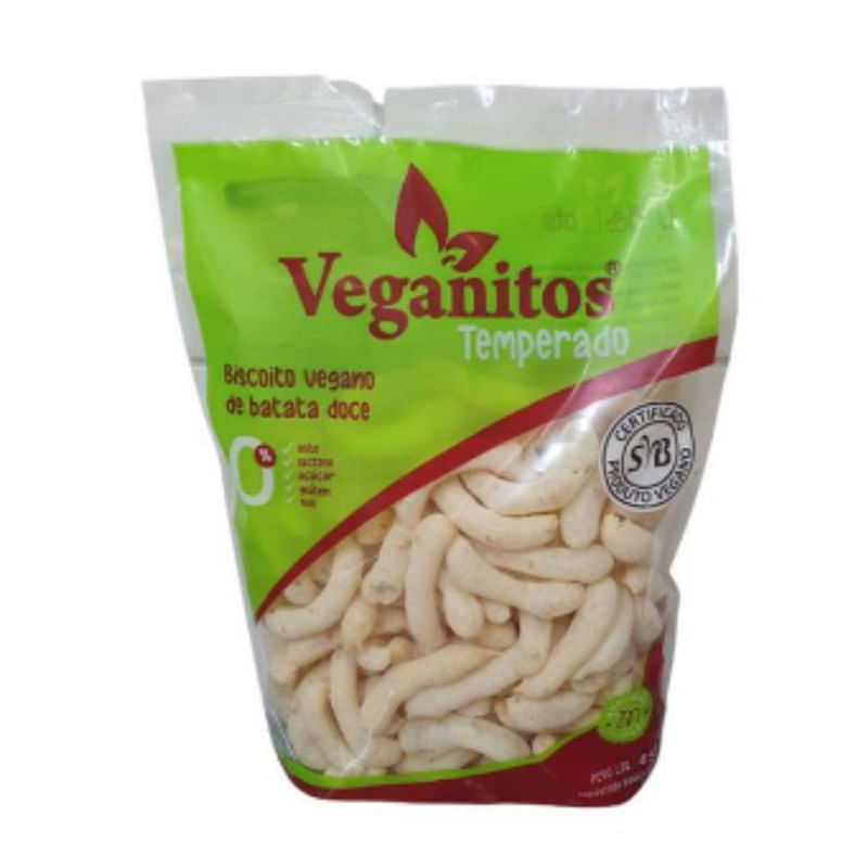 Biscoito Polvilho Doce Temperado Veganitos 85g