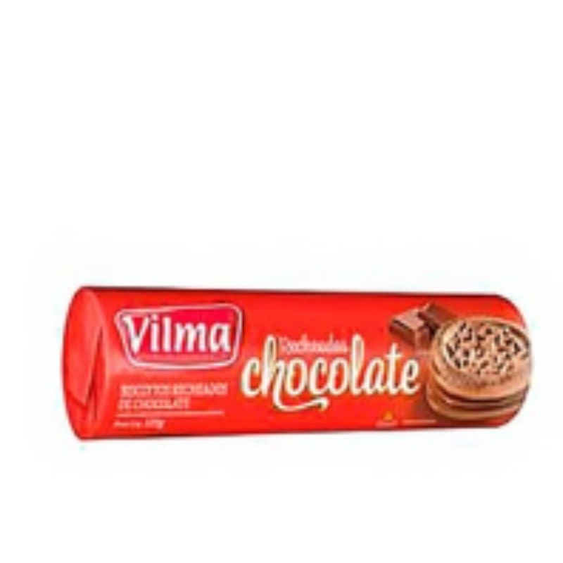 Biscoito Recheado Chocolate Vilma 120g