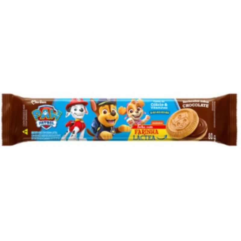 Biscoito Recheado Sabor Chcolate Marilan 80g