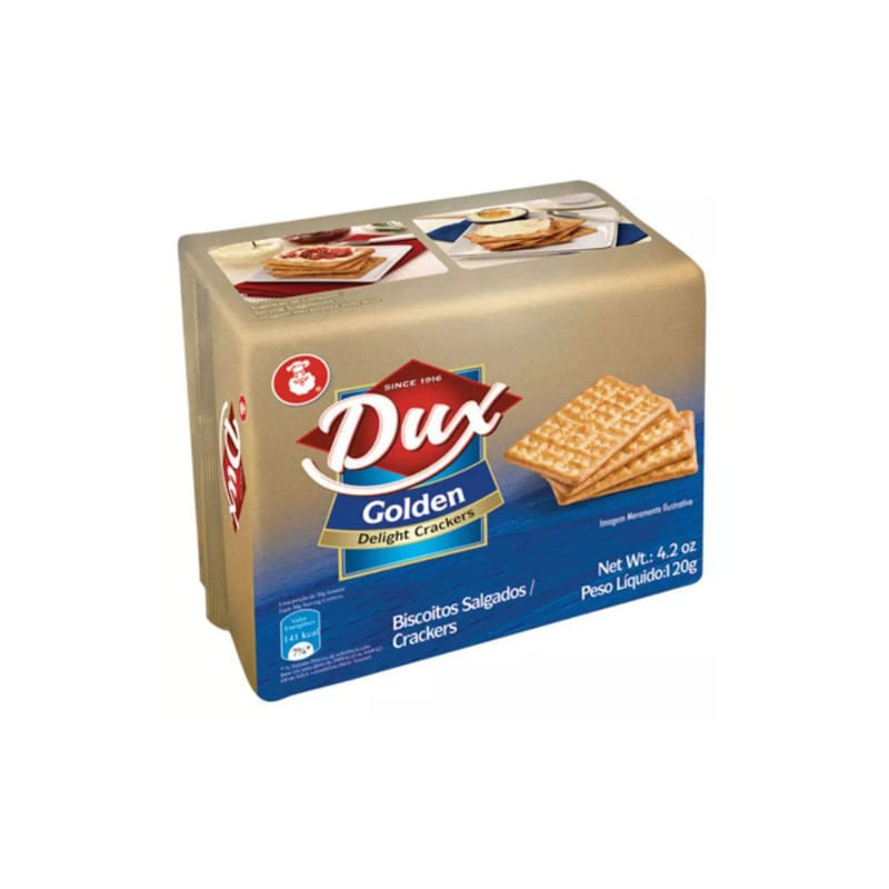 Biscoito Salgado Dux Golden Deligth Crackers Pacote 120g