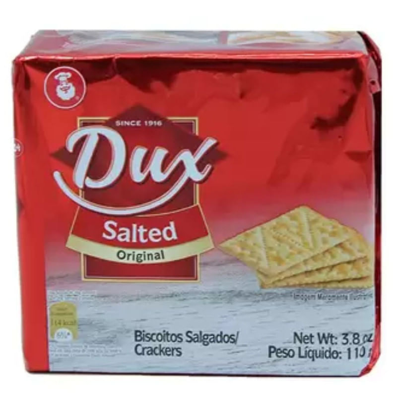 Biscoito Salgado Dux Salted Original Pacote 110g