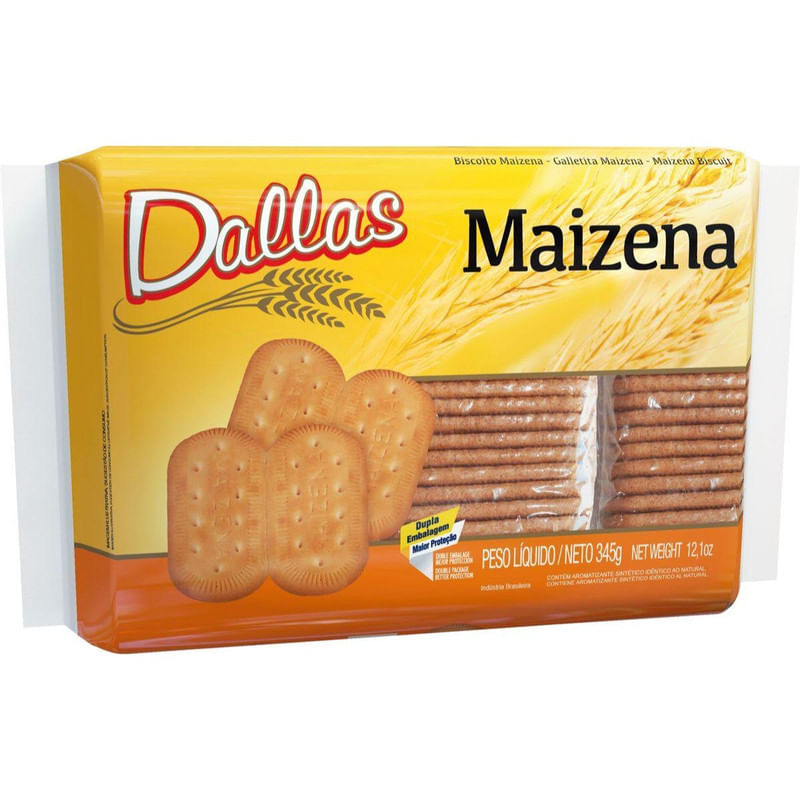 Biscoito de Maizena Dallas Pacote 345g