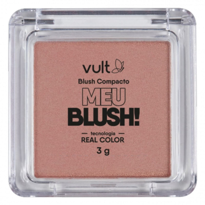 Blush Compacto Vult Meu Blush! Cor Golden Pérolado 3g