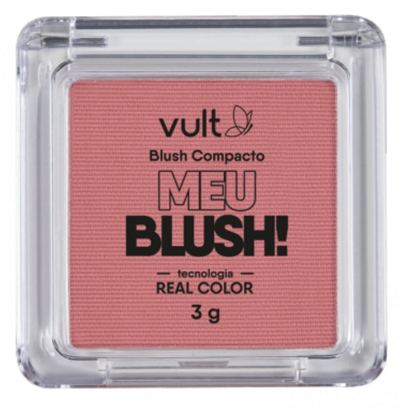 Blush Compacto Vult Meu Blush! Cor Matte Malva 3g