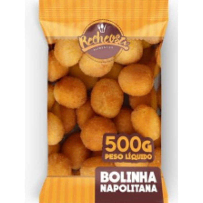 Bolinha Napolitana Recheosa 500g