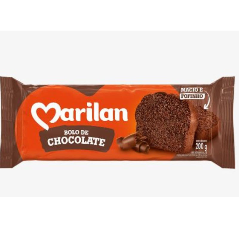 Bolo de Chocolate Marilan Pacote 200g