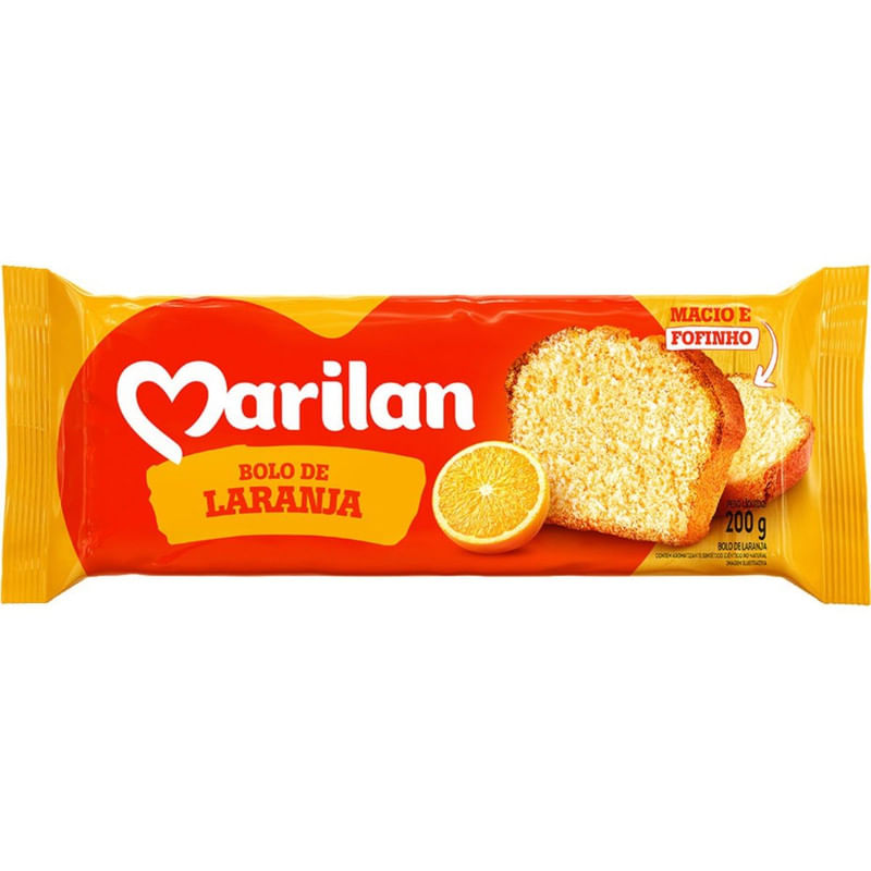 Bolo de Laranja Marilan Pacote 200g