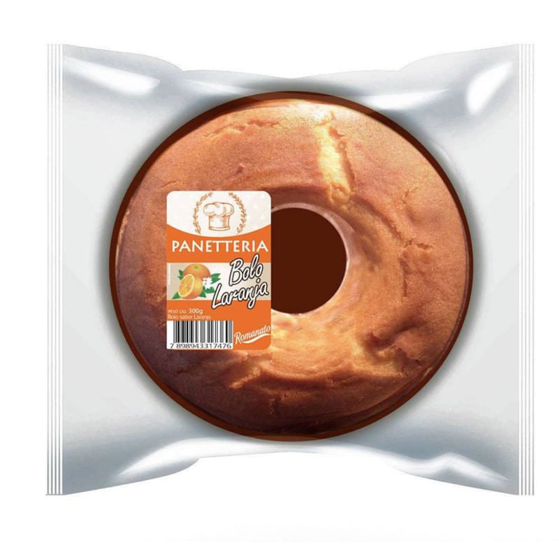 Bolo de Laranja Romanato Panetteria Pacote com 300 g