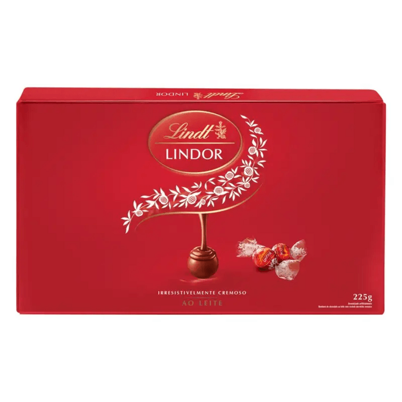 Bombom ao Leite Presente Lindor Lindt 225 g