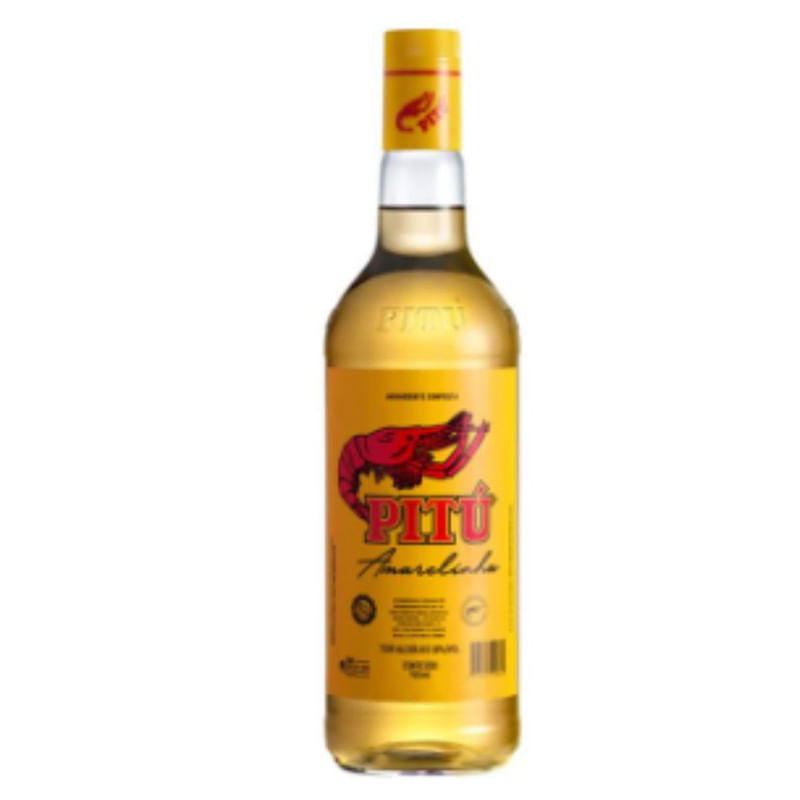 Cachaça Amarelinha  Pitu 965ml