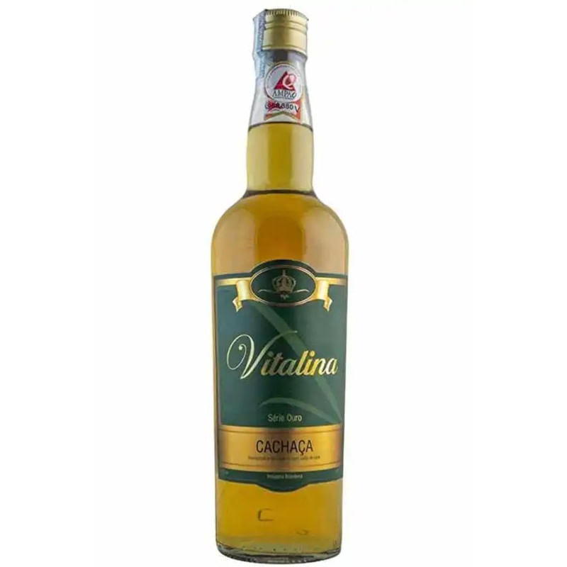 Cachaça Vitalina Ouro com 670 ml