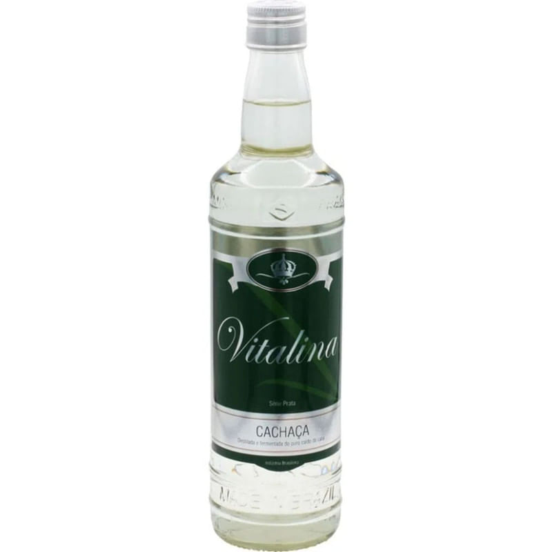 Cachaça Vitalina Prata com 670 ml