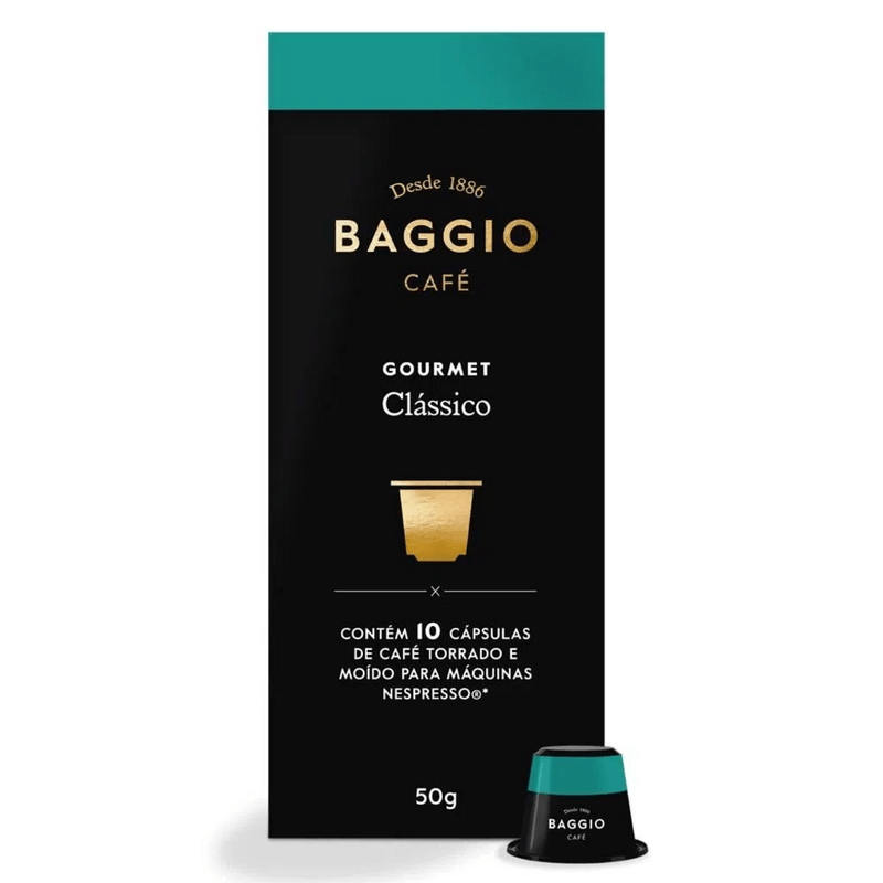 Café Baggio Gourmet Caps Clássico Com 10 Unidades 50 g