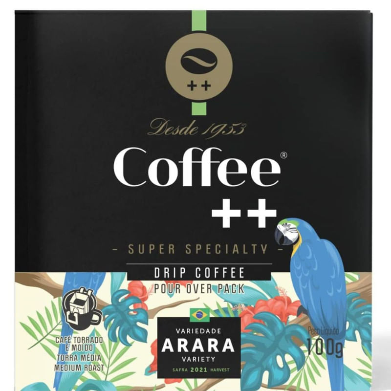 Café Coffee Mais Super Specialty Arara Caixa com 10 Sachês 100g