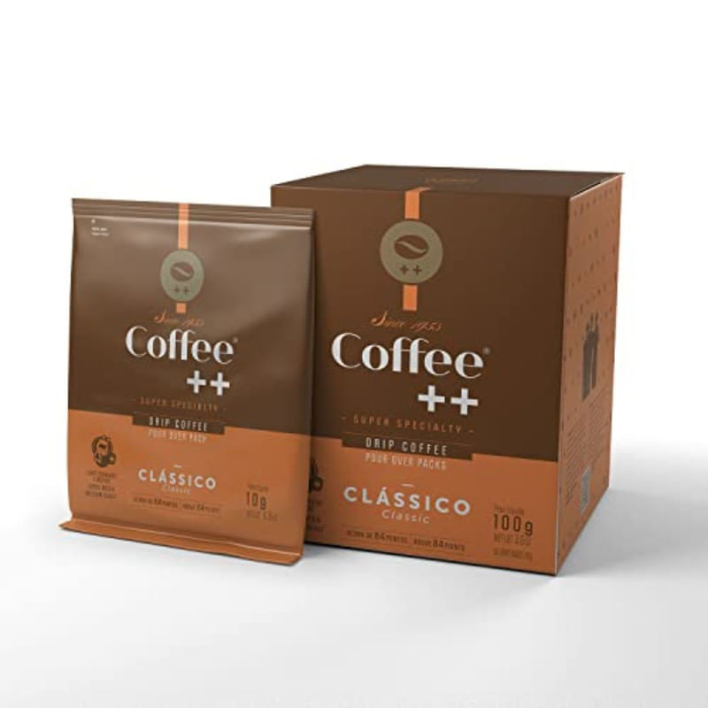 Café Drip Clássico Coffee ++ 10 Unidades 100g