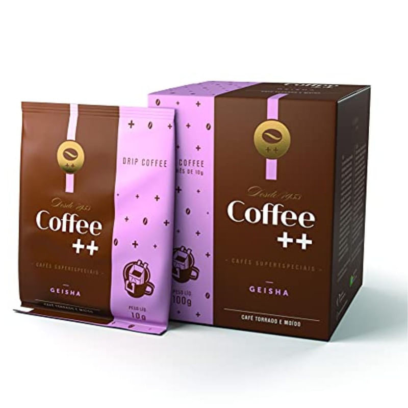 Café Drip Geisha Coffee ++ 10 Unidades 100g