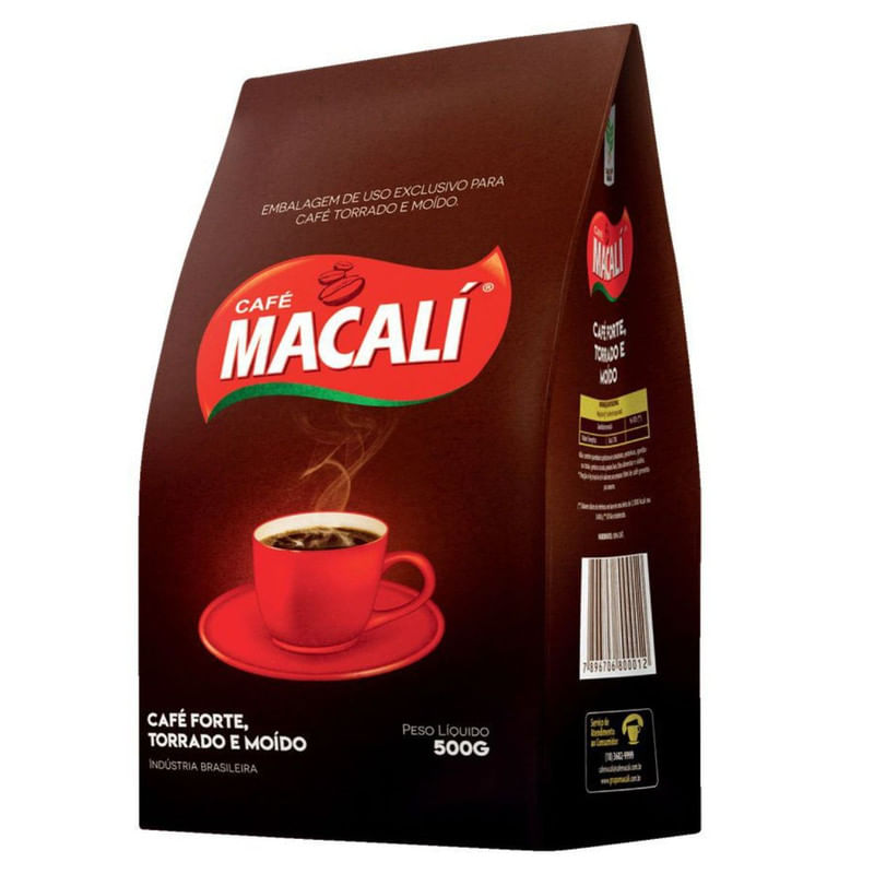 Café Forte Torrado e Moído Macalí 500g