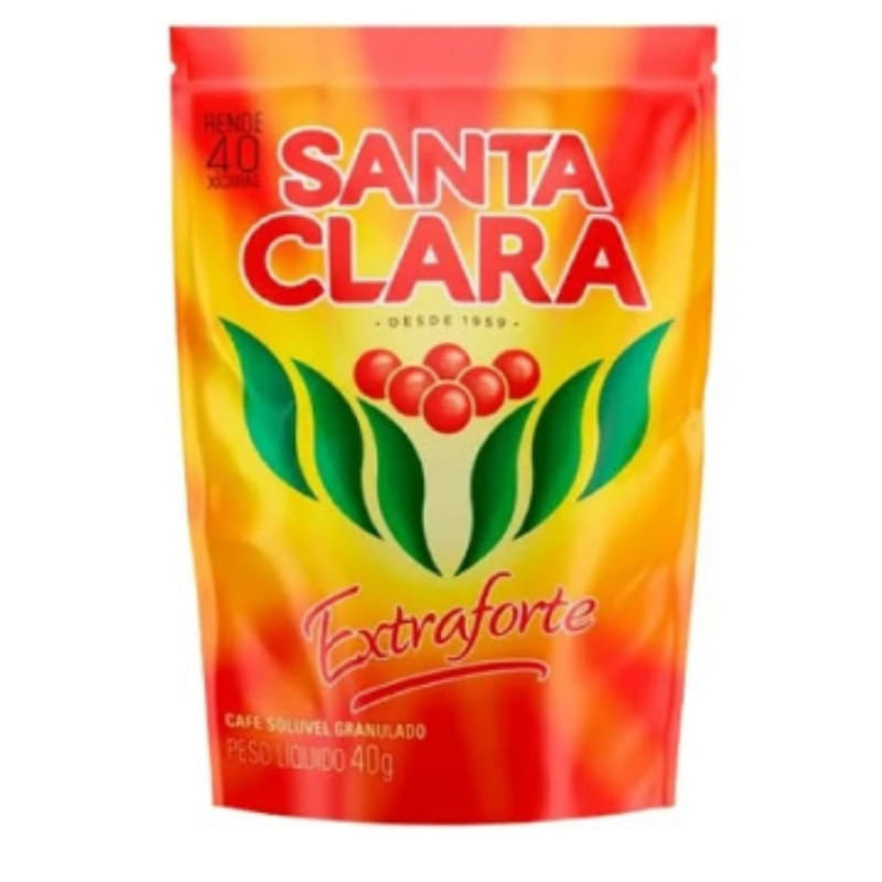 Café Soluvel Extra Forte Santa Clara 40g