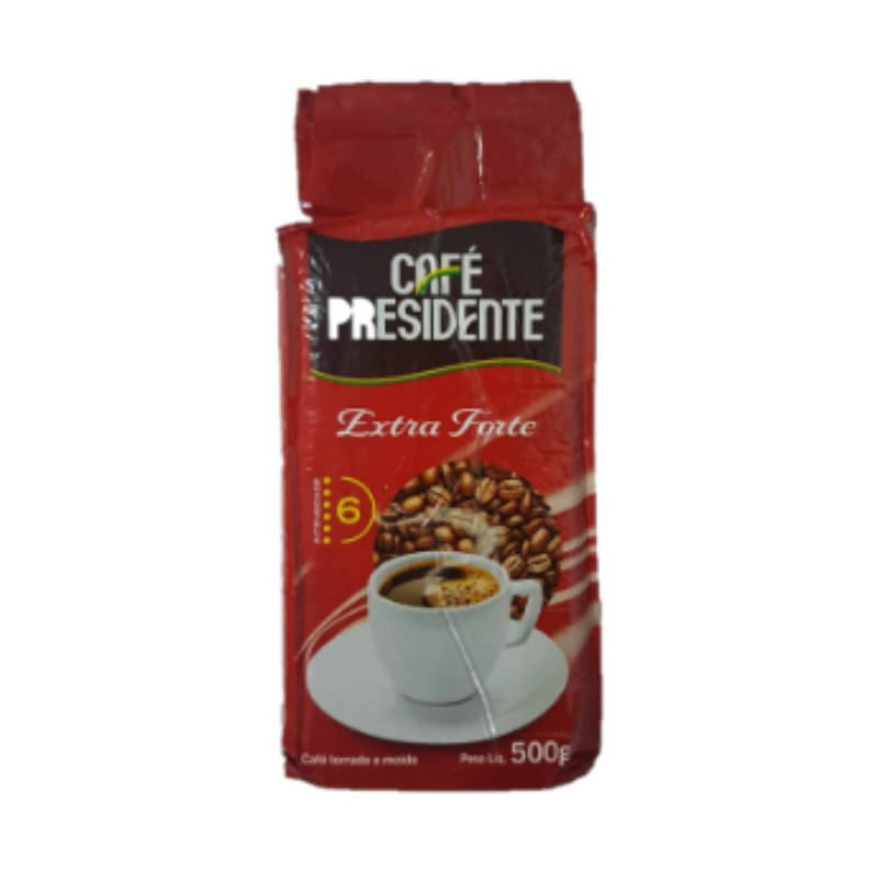 Café Torrado e Moido Extra Forte Presidente 500g