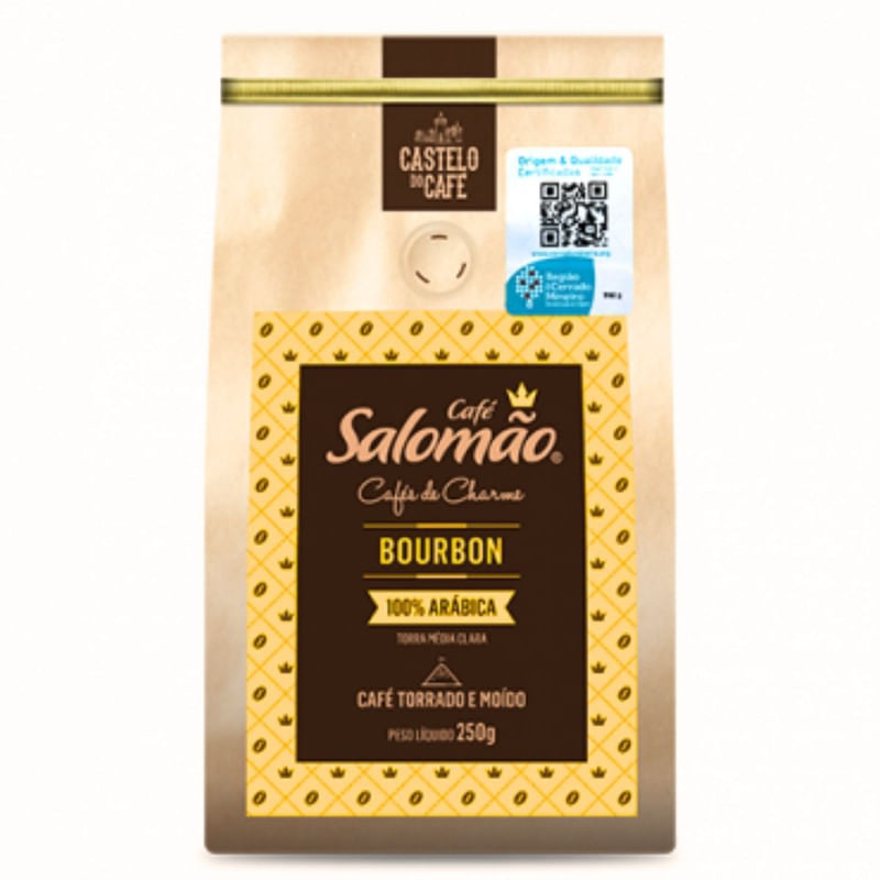 Café Torrado e Moído Salomão Bourbon Pacote 250g