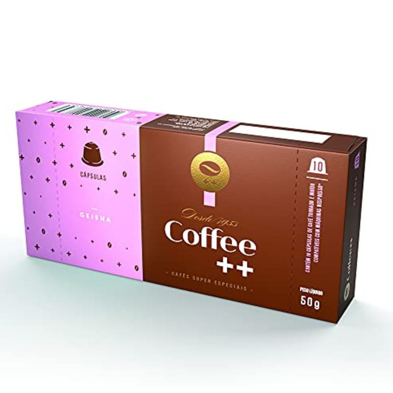 Café em Capsulas Geisha Coffee ++ 10 Unidades 50g