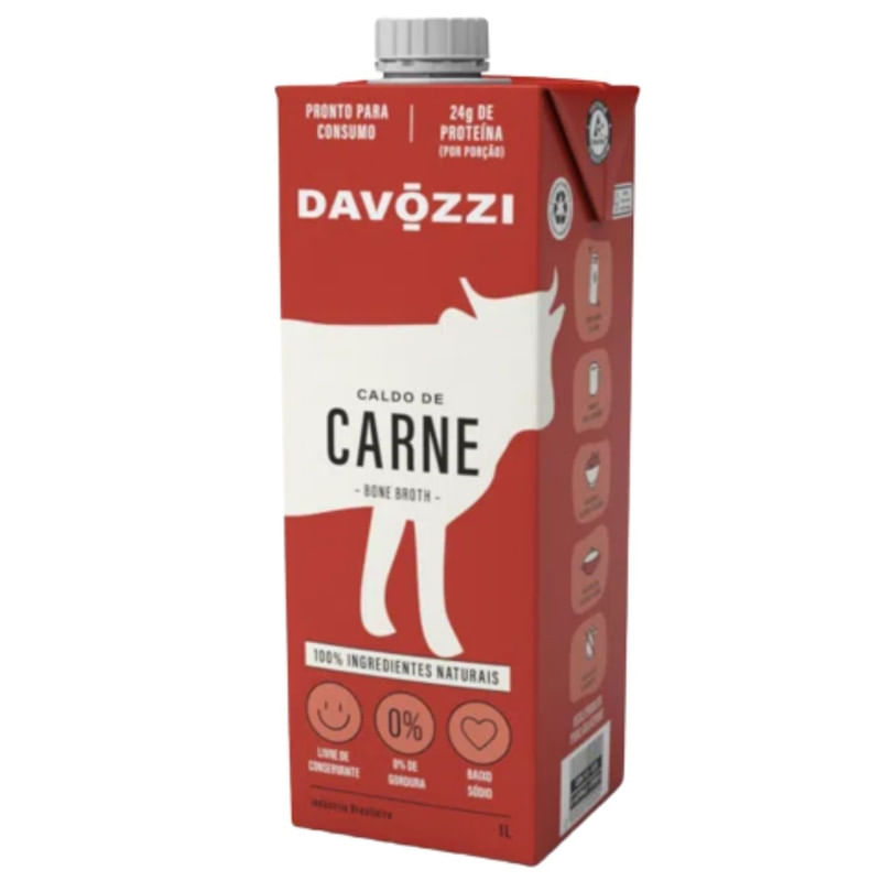 Caldo de Carne Davozzi Caixa 1L