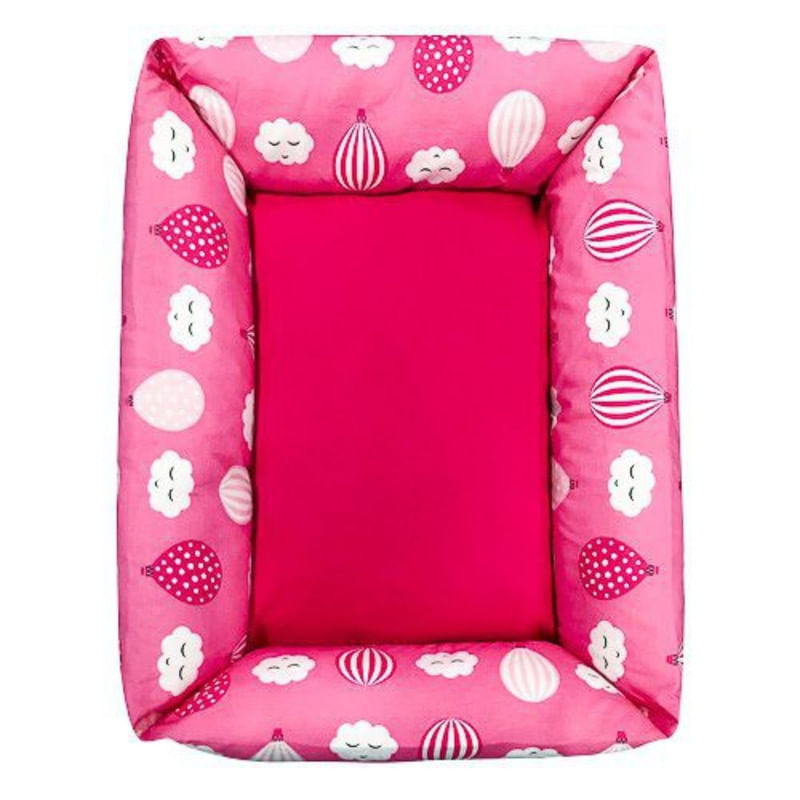 Cama Quadrada Nuvem Rosa Mister Bicho