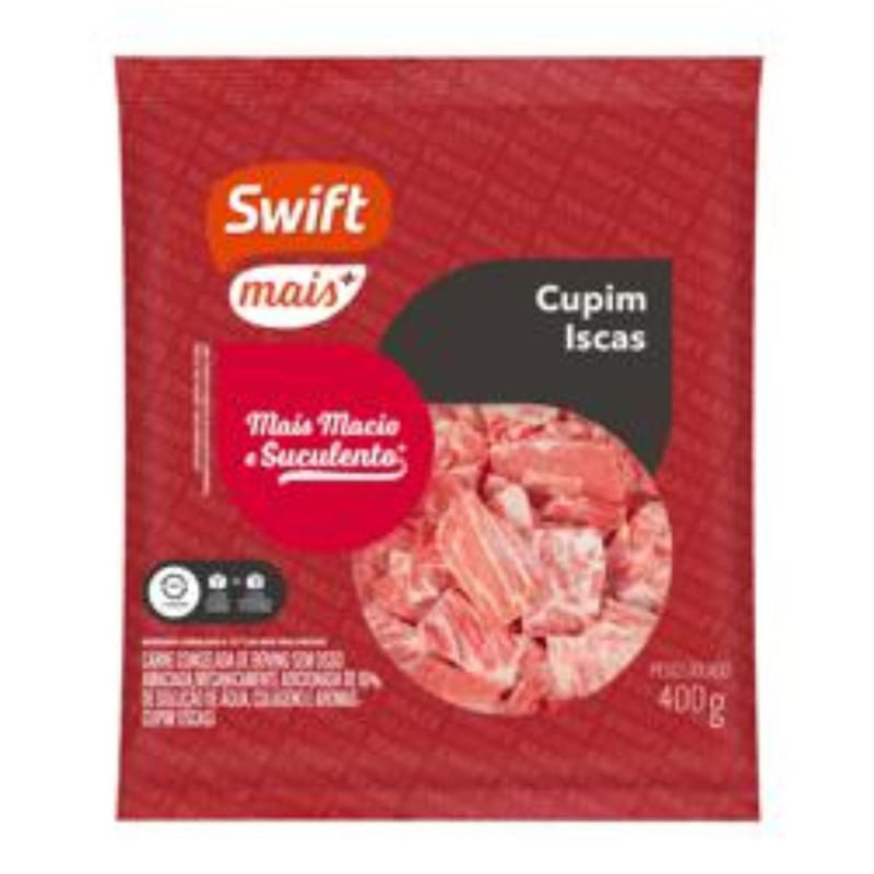 Carne Bovina Iscas de Cupim Swift com 400 g