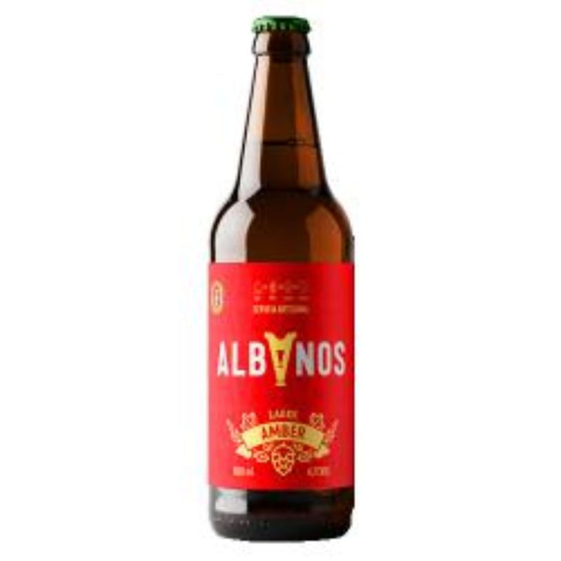 Cerveja Albanos Amber Lager Com 600ml