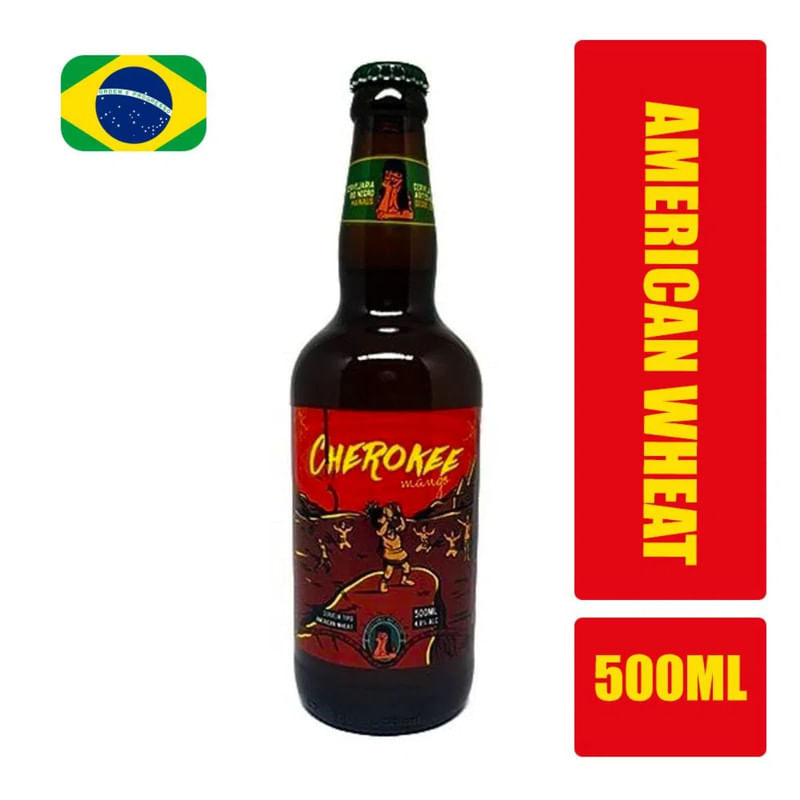 Cerveja American Wheat Cherokee com 500 ml