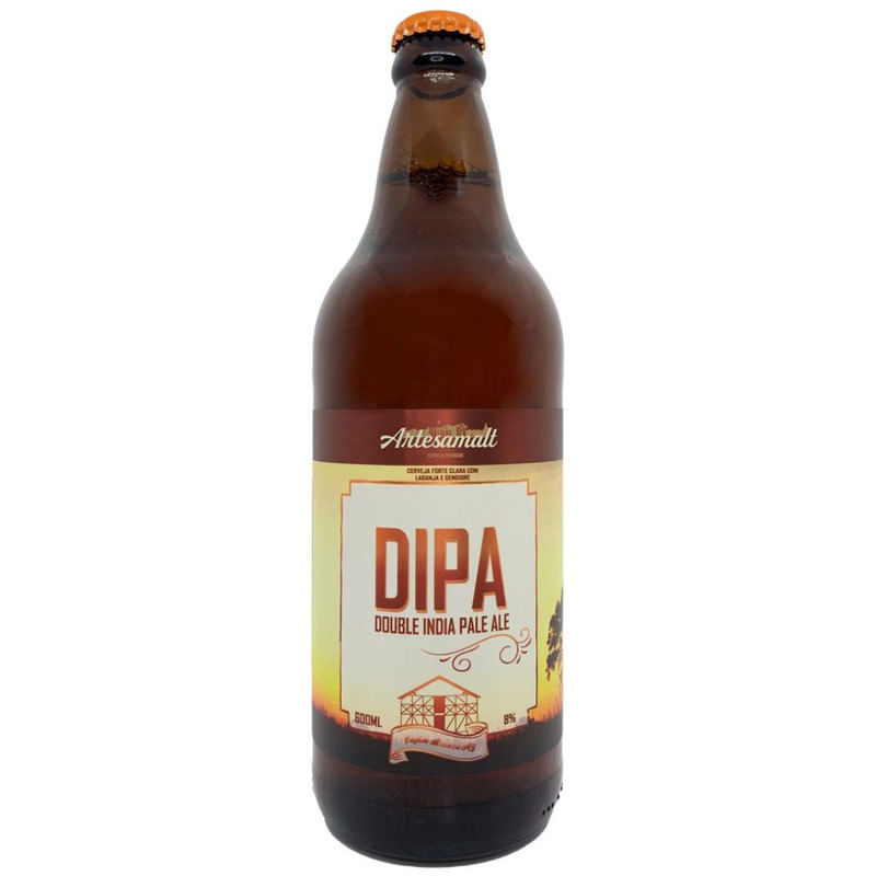 Cerveja Artesanal Artesamalt Ipa Double India Pele Ale Garrafa 600ml