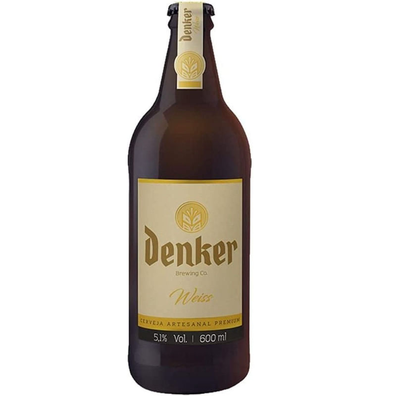 Cerveja Artesanal Denker Weiss Garrafa 600ml