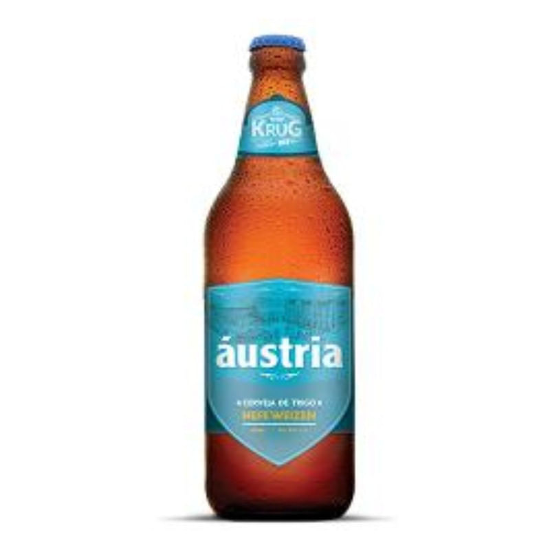 Cerveja Austria Hefe Weizen Krugbier Com 600ml