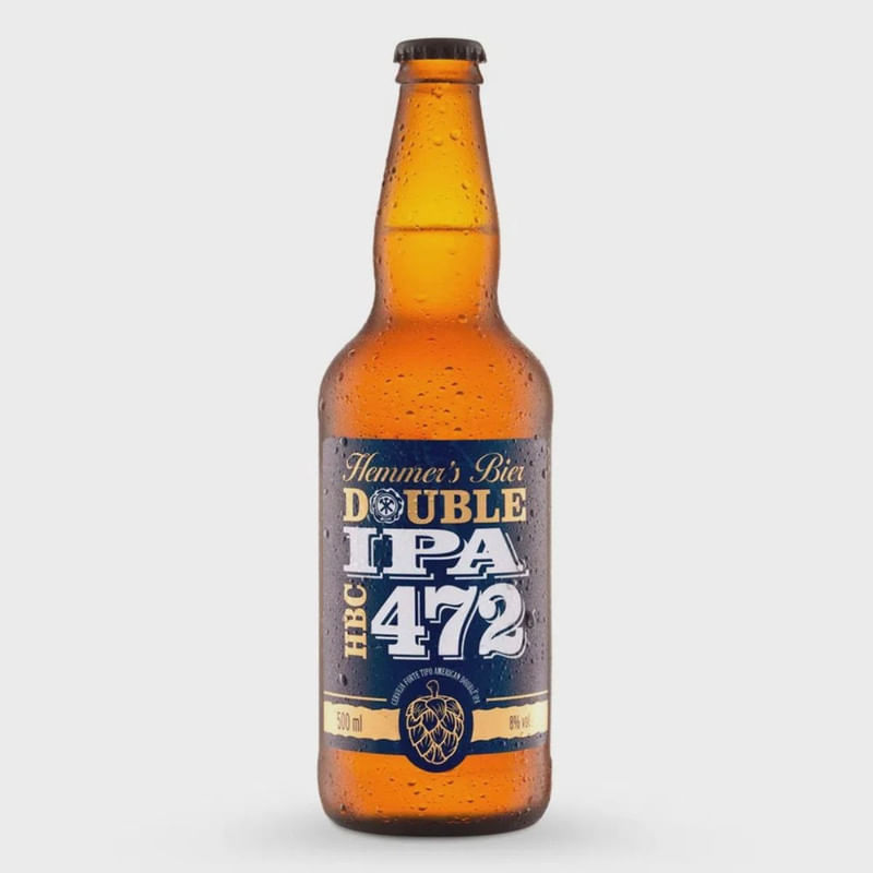 Cerveja Double Ipa Hbc 472 Hemmer com 500 ml