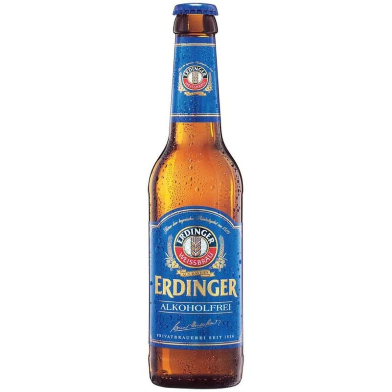 Cerveja Erdinger Alkoholfrei sem Álcool Long Neck com 330 ml