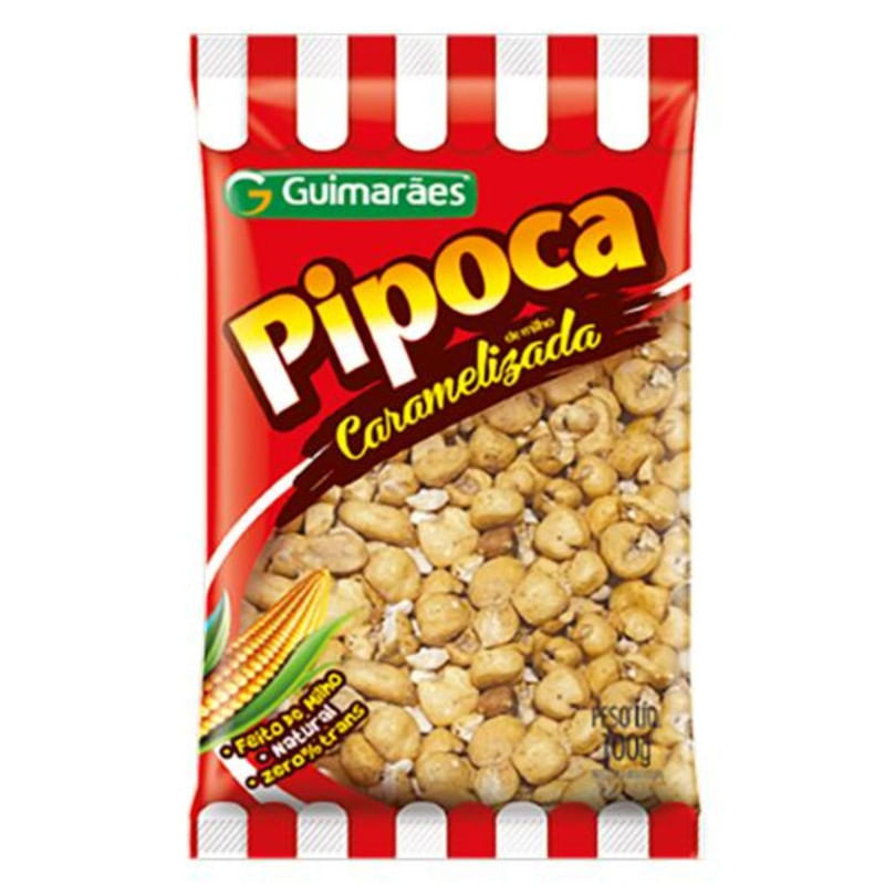 Pipoca Pronta Caramelizada Guimarães 100g