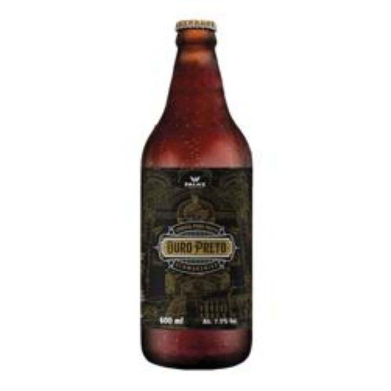 Cerveja Falke Lager Dunkel Ouro Preto Escura com 600 ml