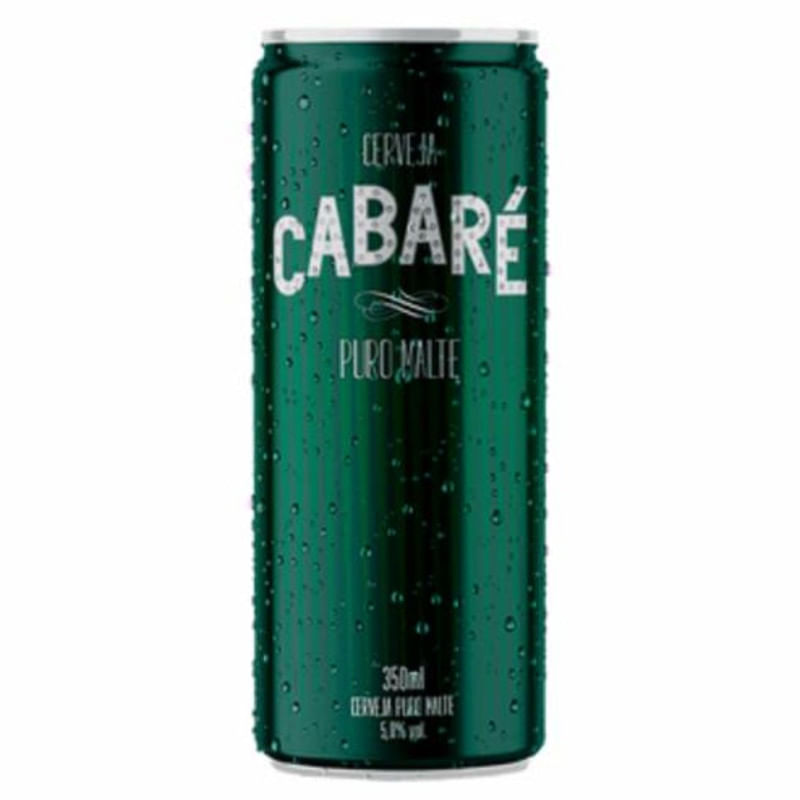 Cerveja Puro Malte Cabaré Lata 350ml