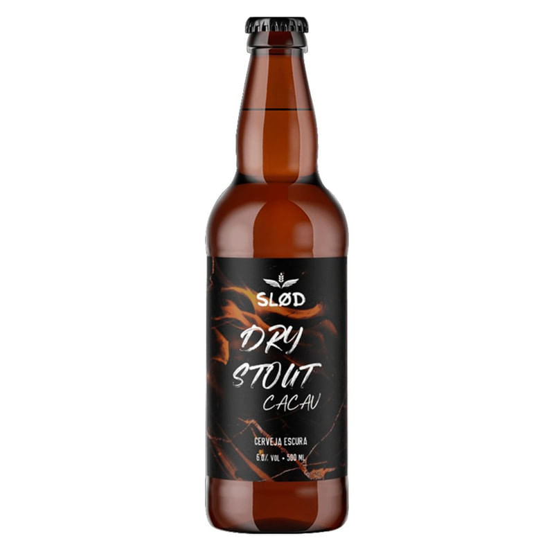 Cerveja Slod Dry Stout Cacau com 500 ml