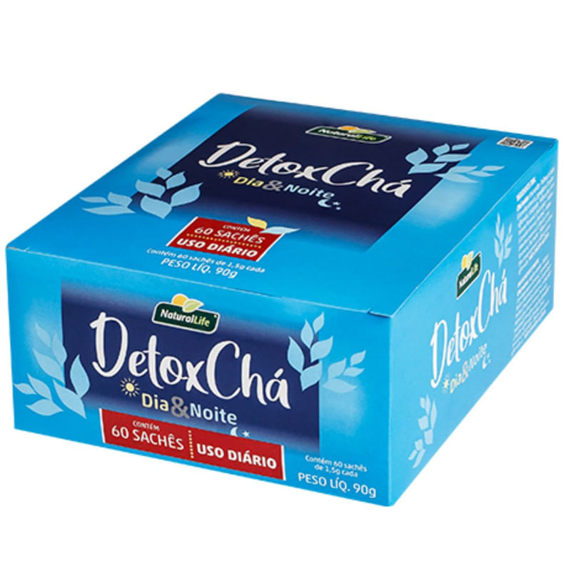 Chá Detox Dia e Noite Kodilar 60 Sachês 90g