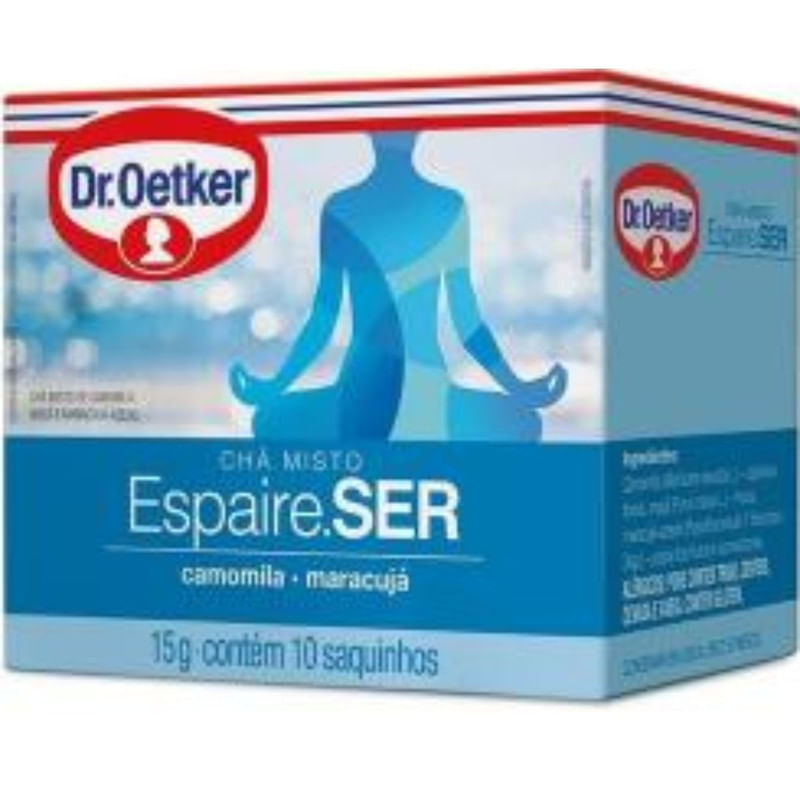 Chá Misto Espaire Ser Com 10 Unidades Dr Oetker 15g