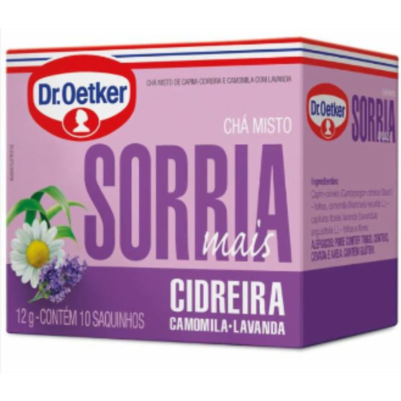 Chá Misto Sorria Mais Com 10 Unidades Dr. Oetker 13g